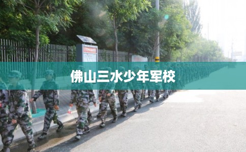 佛山三水少年军校