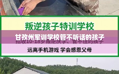 甘孜州军训学校管不听话的孩子