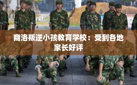 商洛叛逆小孩教育学校：受到各地家长好评