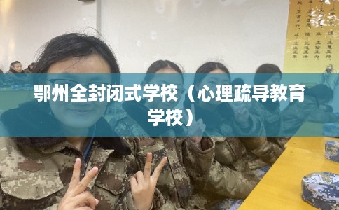 鄂州全封闭式学校（心理疏导教育学校）