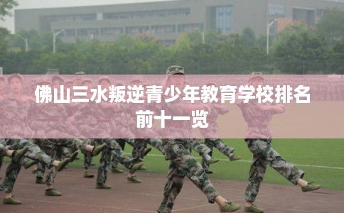 佛山三水叛逆青少年教育学校排名前十一览