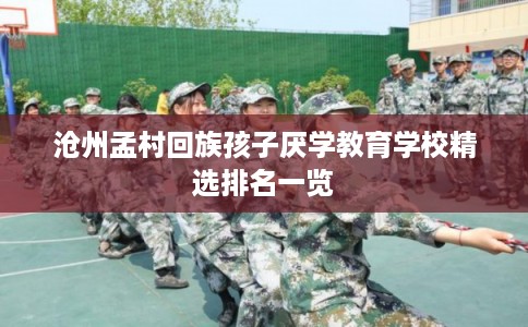 沧州孟村回族孩子厌学教育学校精选排名一览