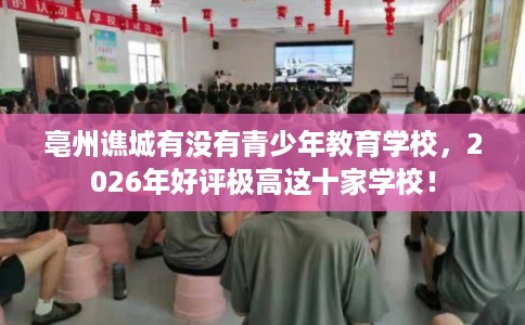 亳州谯城有没有青少年教育学校，2026年好评极高这十家学校！