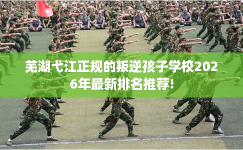 芜湖弋江正规的叛逆孩子学校2026年最新排名推荐!