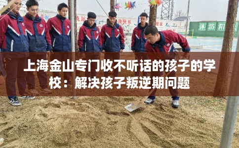 上海金山专门收不听话的孩子的学校：解决孩子叛逆期问题
