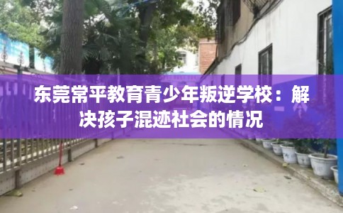 东莞常平教育青少年叛逆学校：解决孩子混迹社会的情况