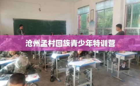 沧州孟村回族青少年特训营