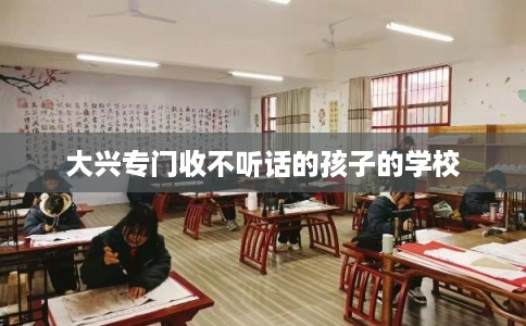 大兴专门收不听话的孩子的学校 大兴专门收不听话的孩子的学校