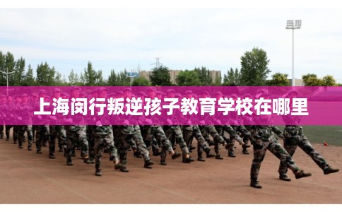 上海闵行叛逆孩子教育学校在哪里