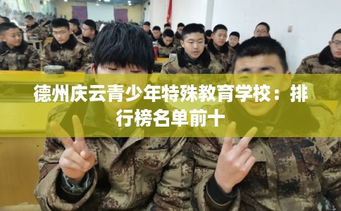 德州庆云青少年特殊教育学校:排行榜名单前十 德州庆云青少年特殊教育学校:排行榜名单前十