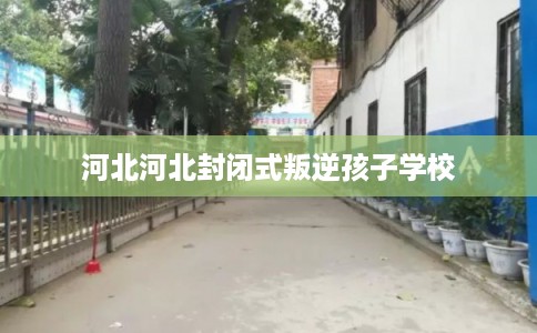 河北河北封闭式叛逆孩子学校