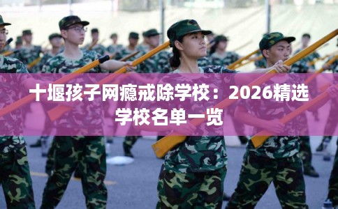 十堰孩子网瘾戒除学校：2026精选学校名单一览
