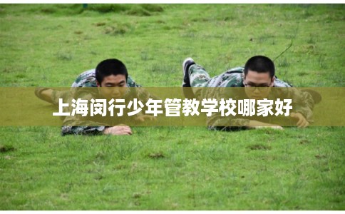 上海闵行少年管教学校哪家好 上海闵行少年管教学校哪家好