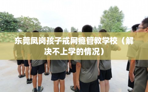 东莞凤岗孩子戒网瘾管教学校（解决不上学的情况）