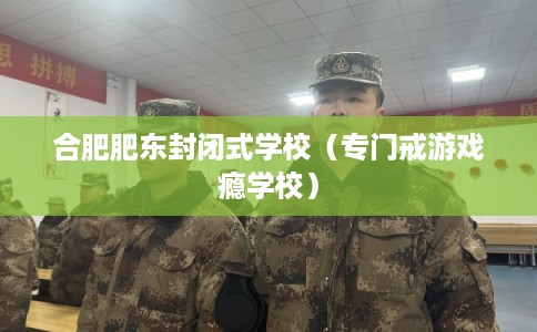 合肥肥东封闭式学校（专门戒游戏瘾学校）