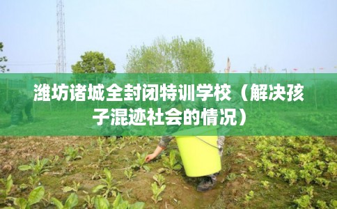 潍坊诸城全封闭特训学校（解决孩子混迹社会的情况）