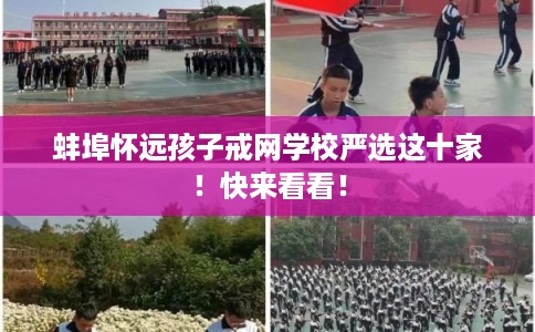 蚌埠怀远孩子戒网学校严选这十家！快来看看！