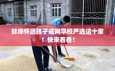 蚌埠怀远孩子戒网学校严选这十家！快来看看！