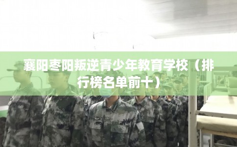 襄阳枣阳叛逆青少年教育学校(排行榜名单前十) 襄阳枣阳叛逆青少年教育学校(排行榜名单前十)