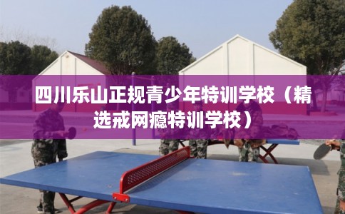 四川乐山正规青少年特训学校(精选戒网瘾特训学校) 四川乐山正规青少年特训学校(精选戒网瘾特训学校)