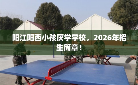 阳江阳西小孩厌学学校,2026年招生简章! 阳江阳西小孩厌学学校,2026年招生简章!