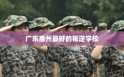 广东惠州最好的叛逆学校