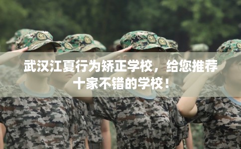 武汉江夏行为矫正学校，给您推荐十家不错的学校！