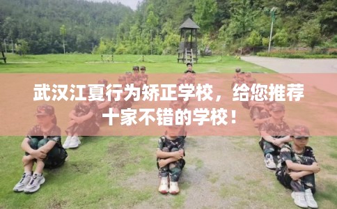 武汉江夏行为矫正学校，给您推荐十家不错的学校！