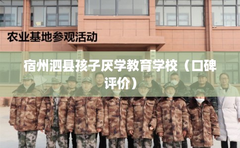 宿州泗县孩子厌学教育学校（口碑评价）