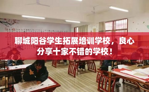 聊城阳谷学生拓展培训学校，良心分享十家不错的学校！