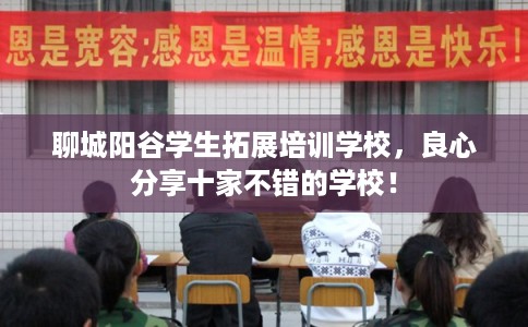 聊城阳谷学生拓展培训学校，良心分享十家不错的学校！