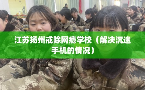 江苏扬州戒除网瘾学校(解决沉迷手机的情况) 江苏扬州戒除网瘾学校(解决沉迷手机的情况)