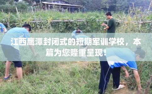 江西鹰潭封闭式的短期军训学校，本篇为您隆重呈现！
