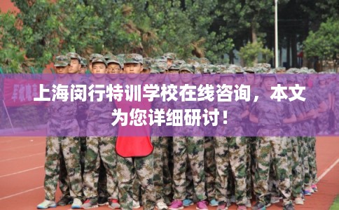 上海闵行特训学校在线咨询，本文为您详细研讨！