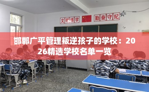 邯郸广平管理叛逆孩子的学校：2026精选学校名单一览