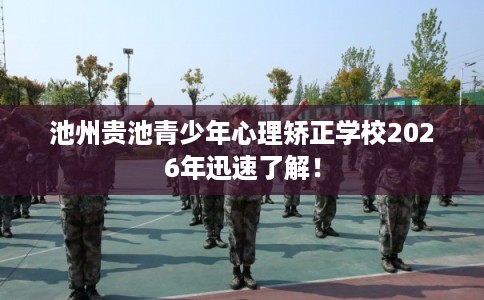 池州贵池青少年心理矫正学校2026年迅速了解！