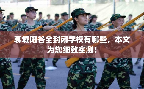 聊城阳谷全封闭学校有哪些，本文为您细致实测！