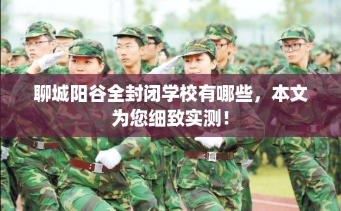 聊城阳谷全封闭学校有哪些，本文为您细致实测！