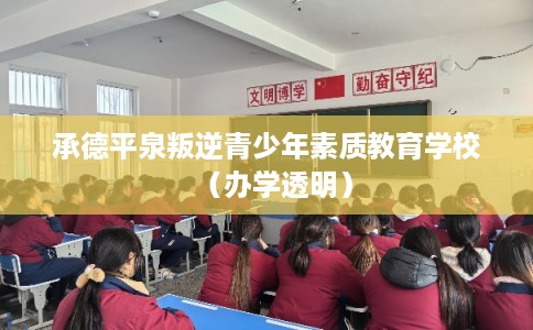 承德平泉叛逆青少年素质教育学校（办学透明）