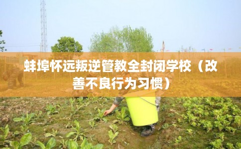 蚌埠怀远叛逆管教全封闭学校(改善不良行为习惯) 蚌埠怀远叛逆管教全封闭学校(改善不良行为习惯)